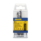 5-Piece Left Hand Drill Bit Sets, M-42 Cobalt High-Speed Steel, 5/64 in to 19/64 in Cutting Diam 586-30520