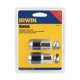 Hanson 2 Pc Adjustable Tap Socket Sets, 3/8 in Drive, #6 to 1/2 in Tap Range 585-3095001
