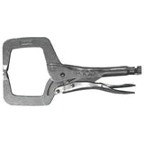Fast Release Locking C-Clamps with Regular Tip, 11 in L, Alloy Steel 586-IRHT82584