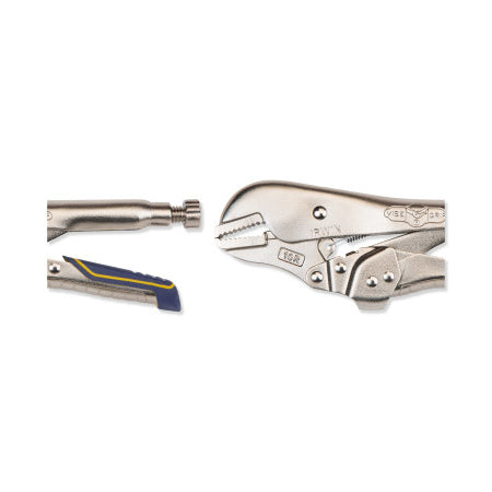 Reduced Hand Span Fast Release 10-in Welding Straight Jaw Locking Pliers 586-IRHT82576