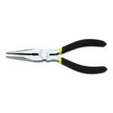 Long Nose Pliers, Steel, 6 7/8 in Long, 1 3/8 in Jaw 680-84-101