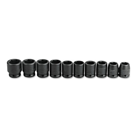 10 Piece Impact Socket Sets, 3/4 in, 6 Point 577-07500-10