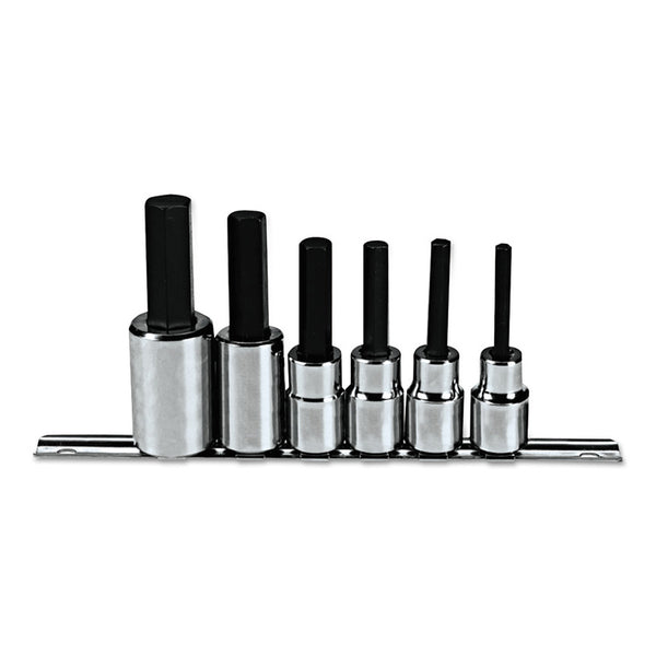 6 Piece Metric Hex Bit Socket Sets, 1/2 in 577-5441-SM
