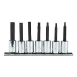 7 Pc. Hex Bit Socket Sets, 3/8 in Drive 577-4900-7C