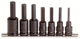 7 Piece Hex Bit Impact Socket Set, 1/2 in Drive, 6 Points, Inch 577-74152