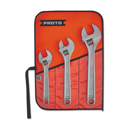 Adjustable Wrench Set, 8 in, 10 in, 12 in 577-795A