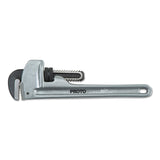 Aluminum Pipe Wrenches, 90 Deg Head Angle, Forged Steel Jaw, 12 in 577-812A