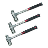 Anti-Vibe Ball Pein Hammers, Straight Handle, 14 3/4 in;15 15/64 in;15 3/4 in 577-1303AVPS
