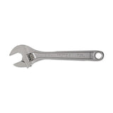 Click-Stop Adjustable Wrenches, 8 in Long, 1 1/8 in Opening, Chrome 577-708LA