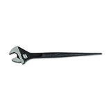 Click-Stop Adjustable Spud Wrench, 16-1/8 in L, 1-1/2 in Opening, Black Oxide 577-715SC