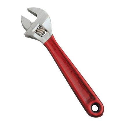 Cushion Grip Adjustable Wrench, 10 in L Grip, 1-3/8 in Opening, Chrome 577-710GB