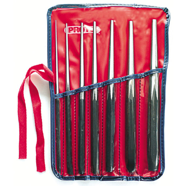 Drift Punch Sets, Round, English, Kit Pouch; 7 Punches, 10 in 577-96A