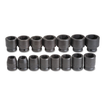 Impact Socket Set, 15 Pc, 3/4 in, 6 Point 577-73105
