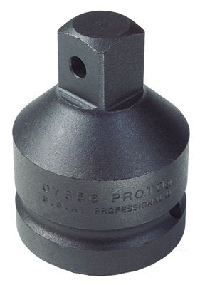 Impact Socket Adapter, 1/2 in Female Dr, 3/8 in Male Dr, 1-7/16 in L, Pin Lock 577-7651
