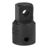Impact Socket Adapter, 1/2 in Female Dr, 3/4 in Male Dr, 2-1/8 in L, Pin Lock 577-7652
