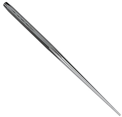 Long Aligning Punches, 16 in, 3/16 in tip, Tool Steel 577-155/8
