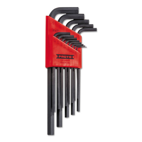 Long Hex Key Sets, 13 Pc., Hex Tip, Inch 577-4983