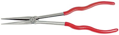 Long Reach Needle Nose Pliers, Forged Alloy Steel, 11-9/16 in 577-240G