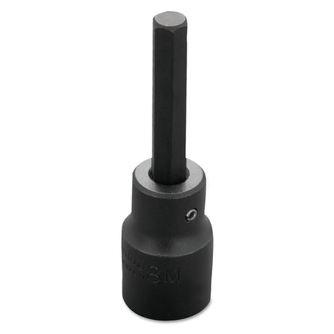 Metric Impact Socket Bits, 1/2 in Drive, 8 mm Tip 577-7441-8M