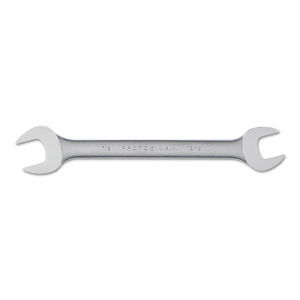 Open End Wrenches, 13/16 in/7/8 in Opening, 10 1/8 in Long, Chrome 577-3040