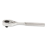 Classic Standard Length Pear Head Ratchet, 3/8 in Dr, 7 in L, Alloy Steel, Knurled Handle 577-5249
