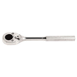 Classic Standard Length Pear Head Ratchet, 1/2 in Dr, 10 in L, Alloy Steel, Knurled Handle 577-5449