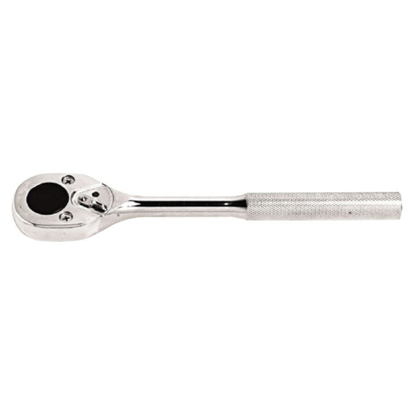 Classic Standard Length Pear Head Ratchet, 1/2 in Dr, 10 in L, Alloy Steel, Knurled Handle 577-5449