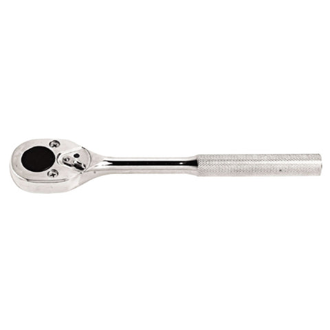 Classic Standard Length Pear Head Ratchet, 1/2 in Dr, 10 in L, Alloy Steel, Knurled Handle 577-5449