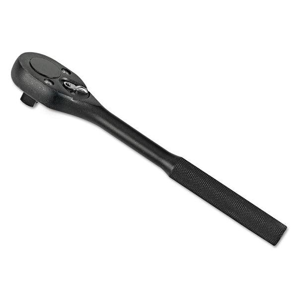 Classic Standard Length Pear Head Ratchet, 1/2 in Dr, 10 in L, Alloy Steel, Knurled Handle 577-5449BL