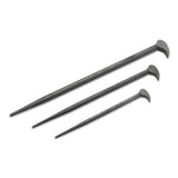 Rolling Head Pry Bar Sets, 12 in; 16 in; 21 in, Chisel - Offset 577-2138