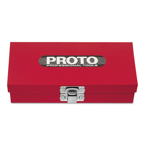 Set Box, 23-3/16 in W x 8-1/16 in D x 2-3/16 in H, Steel, Red 577-5497