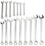 Torqueplus 12-Point Combination Wrench Sets, 16 Piece, 12 Points, Inch, Satin 577-1200F-HD