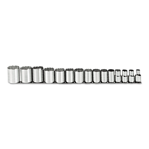 Torqueplus Socket Set, 15 Pc, 1/2 in, 12 Point 577-54114