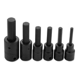 Torqueplus Metric Hex Bit Impact Socket Set, 6 Pc, 1/2 in 577-74252
