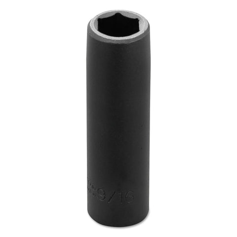 Torqueplus Deep Impact Sockets 1/2 in, 1/2 in Drive, 9/16 in, 6 Points 577-7318H