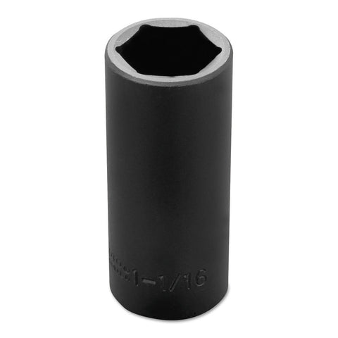 Torqueplus Deep Impact Sockets 1/2 in, 1/2 in Drive, 1 1/16 in, 6 Points 577-7334H