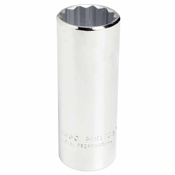 Torqueplus Deep Sockets, 1/2 in Drive, 1 in Opening, 12 Points 577-5332