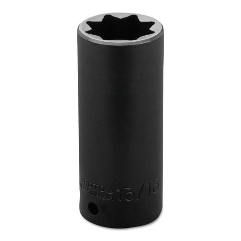 Torqueplus Deep Impact Sockets 1/2 in, 1/2 in Drive, 13/16 in, 8 Points 577-7326S