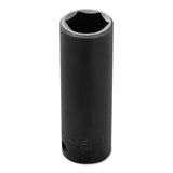 Torqueplus Deep Impact Sockets , 3/8 in Drive, 9/16 in Opening, 6 Points 577-7718H
