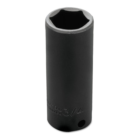 Torqueplus Deep Impact Sockets , 3/8 in Drive, 11/16 in Opening, 6 Points 577-7722H