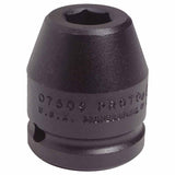 Torqueplus Impact Sockets, 3/4 in Drive, 1 1/8 in Opening, 6 Points 577-07518
