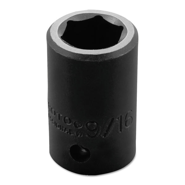 Torqueplus Impact Sockets, 1/2 in Drive, 9/16 in Opening, 6 Points 577-7418H