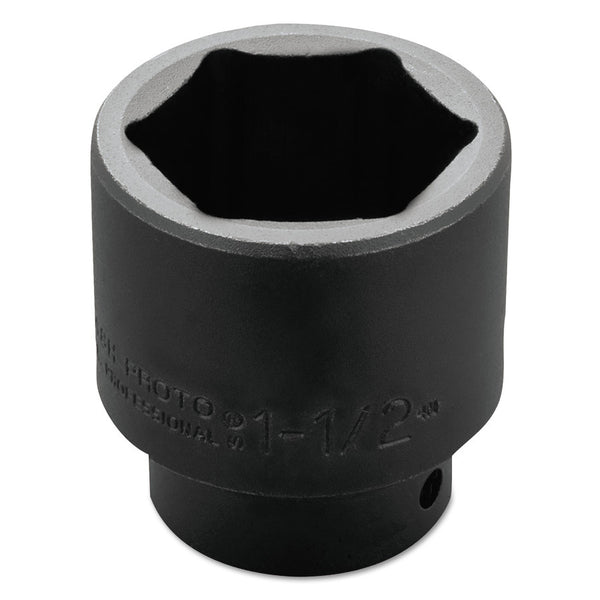 Torqueplus Impact Sockets, 1/2 in Drive, 1 1/2 in Opening, 6 Points 577-7448H