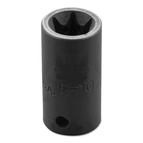 Torx Impact Sockets, 1/4 in Drive, E10 Tip 577-6910TX