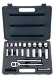 20 Piece Standard and Deep Socket Set, 3/8 in Drive, 12 Point 576-85-404