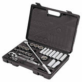 26 Piece Socket Sets, 1/2 in Drive, 6 Point, 12 Point 576-85-434