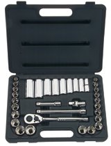 34 Piece Standard and Deep Socket Sets, 3/8 in, 12 Point 576-85-405