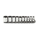 Torqueplus 10 Pc Socket Sets, 1/4 in, 12 Point 577-47104