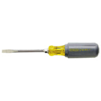 Vinyl Grip Standard Tip Screwdriver, 1/4 in, 8-1/4 in Long, Standard Blade 680-66-090
