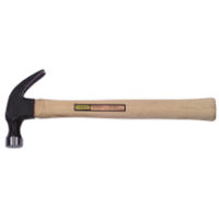 Wood Handle Nail Hammer, High Carbon Steel, Hickory, 12-3/4 in L, 16 oz 680-51-716